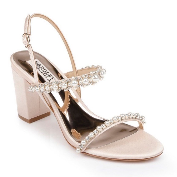 Badgley Mischka Natasha Block Heels - Picture 2 of 11